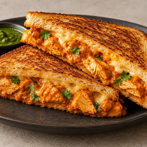 Butter Chicken Toastie
