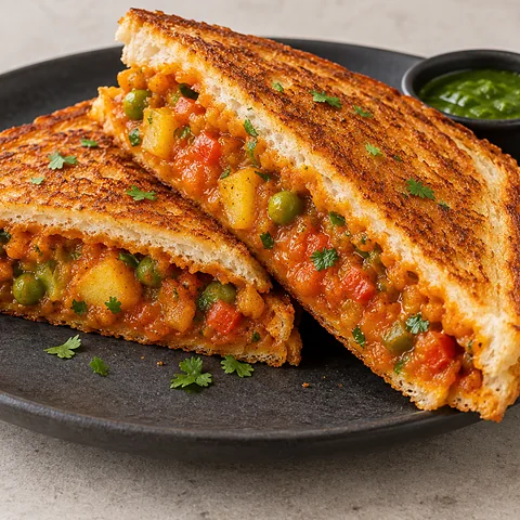 Pav Bhaji Toastie